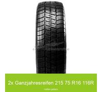 2x 215/75 R16 C 116R Allwetterreifen Vredestein Comtrac 2 All Season Plus | 5250