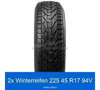 2x 225/45 R17 94V Winterreifen Kormoran Snow 3PMSF XL | 72361