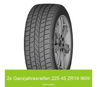 2x 225/45 R19 96W Allwetterreifen Aplus AS-909 3PMSF XL | 20610
