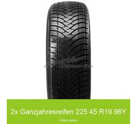 2x 225/45 R19 96Y Triangle SeasonX TA-01 3PMSF XL Ganzjahresreifen | 35448