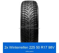 2x 225/50 R17 98V Winterreifen Nankang Winter Activa SV-3 3PMSF XL | 24363