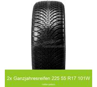 2x 225/55 R17 101W Ganzjahresreifen Yokohama BluEarth 4S AW-21 3PMSF | 16882