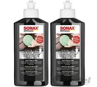 2x 250 ML SONAX PREMIUMCLASS LEDERPFLEGECREME PFLEGE GLATTLEDER SMOTH LEATHER