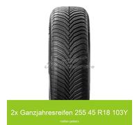 2x 255/45 R18 103Y Ganzjahresreifen Michelin CrossClimate 2 3PMSF XL | 27275