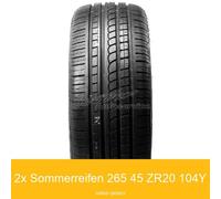 2x 265/45 R20 104Y Sommerreifen Pirelli P-Zero Rosso Asimmetrico MO | 96005