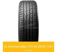 2x 275/45 R20 110Y Sommerreifen Hankook Ventus S1 evo2 K-117-A SUV XL | 90177