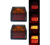 2x 3 Funktionen LED Rückleuchte 12V E9 für LKW PKW Wohnwagen Traktor Anhänger