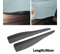 2x 36cm Stoßstange Schutzleisten Stoßstangenschutz Gummi Vorne Hinten