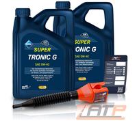 2x 4 L = 8 LITER ARAL SUPERTRONIC SUPER TRONIC G 0W-40 MOTOR-ÖL MOTOREN-ÖL