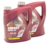 2x 4 Liter Motoröl MANNOL 5W-20 Energy Ultra JP API SN Ford Opel Suzuki Motoren
