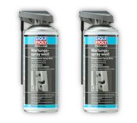 2x 400ml LIQUI MOLY 7387 Montagespray Pro-Line Wartungsspray weiß