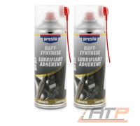 2x 400ml PRESTO HAFTSYNTHESE HAFTFETT FETTSPRAY SPRÜHFETT KORROSIONSSCHUTZ