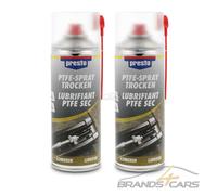 2x 400ml PRESTO PTFE SPRAY TROCKEN SCHMIERMITTEL KRIECHÖL GLEITMITTEL 279911