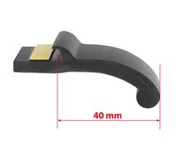 2x 40mm Breite 200cm lange Gummilippe Verbreiterung VW Crafter universell