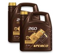 2x 4L Pemco 260 Motoröl SAE 10W-40 passend für VW 502.00 505.00 Renault MB