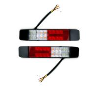 2x 5 Funktions LED Rückleuchte 12V 24V E9 für LKW Anhänger Wohnwagen Trailer
