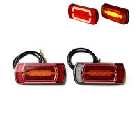 2x 5 Funktions NEON LED Rückleuchte 12V E9 für LKW Anhänger Trailer Wohnwagen