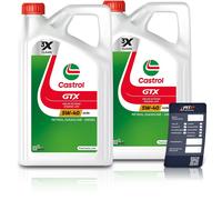 2x 5 L = 10 LITER CASTROL GTX 5W-40 A3/B4 MOTOR-ÖL MOTOREN-ÖL