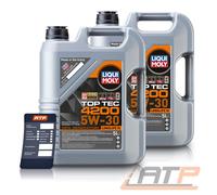 2x 5 L = 10 LITER LIQUI MOLY TOP TEC 4200 5W-30 MOTOR-ÖL MOTOREN-ÖL