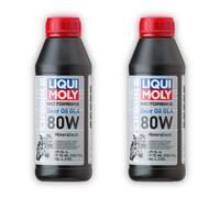 2x 500ml LIQUI MOLY 1617 Getriebeöl Motorbike Gear Oil (GL4) 80W