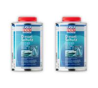 2x 500ml LIQUI MOLY 25000 Additiv Marine Diesel Schutz Kraftstoff Boot Schiff