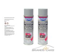 2x 500ml PRESTO STEINSCHLAGSCHUTZ UNTERBODENSCHUTZ KORROSIONSSCHUTZ HELL UBS