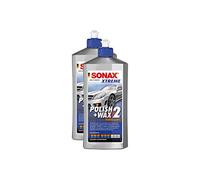 2x 500ml SONAX Autopolitur Lackpolitur XTREME POLISH & WAX 2 HYBRID NPT