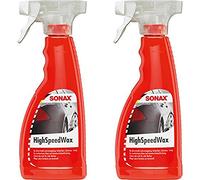 2x 500ml SONAX HIGHSPEEDWAX HIGH SPEED WAX WACHS LACKVERSIEGELUNG VERSIEGELUNG