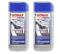 2x 500ml SONAX XTREME BRILLIANT WAX 1 HYBRID NPT HARTWACHS LACK PFLEGE POLITUR