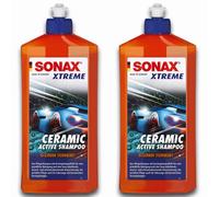 2x 500ml Sonax Xtreme Ceramic Active Shampoo Fahrzeugpflege