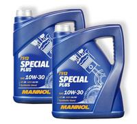 2x 5L Mannol Special Plus 10W-30 Motoröl passend für ACEA A3/B4 VW 505.00 501.01 MB 229.1