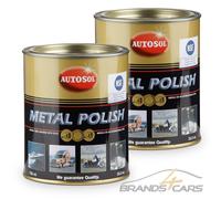 2x 750 ml AUTOSOL® EDEL CHROMGLANZ POLITUR PFLEGE CHROMPOLITUR METALL POLITUR