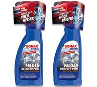 2x 750ml SONAX XTREME Felgenreiniger Plus Reiniger für Stahl Leichtmetallfelgen