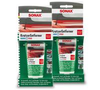 2x 75ml SONAX KRATZERENTFERNER KUNSTSTOFF NANOPRO KRATZER ENTFERNER POLITUR