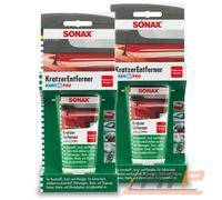 2x 75ml SONAX KRATZERENTFERNER KUNSTSTOFF NANOPRO KRATZER ENTFERNER POLITUR