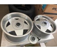 Borbet A silver rim polished 9x16" ET15 LK4 100 ML 64 Alufelgen 16 Zoll