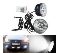 2x 9 LED Tagfahrlicht Nebelscheinwerfer Tagfahrleuchten Tiefe=45 mm für Auto