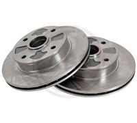 ABS All Brake Systems Bremsscheibe 15513 vorne belüftet 246 mm für MAZDA – 2x