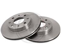 2x A.B.S. 15599 Bremsscheibe vorne für HONDA ROVER