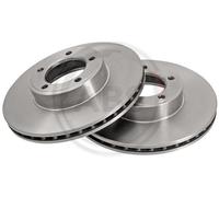 2x A.B.S. 15623 Bremsscheibe vorne für DAIMLER JAGUAR