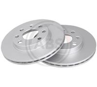 2x A.B.S. 15770 Bremsscheibe vorne für DAEWOO OPEL