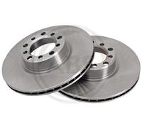 2x A.B.S. 15781 Bremsscheibe vorne für MERCEDES-BENZ