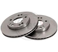 2x A.B.S. 15816 Bremsscheibe vorne für MERCEDES-BENZ