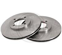2x A.B.S. 15837 Bremsscheibe vorne für TOYOTA