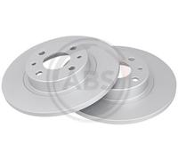 2x A.B.S. 15858 Bremsscheibe vorne für ALFA ROMEO FIAT LANCIA