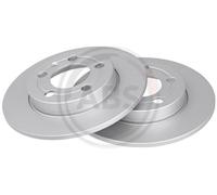 2x A.B.S. 17009 Bremsscheibe hinten für AUDI SKODA VW