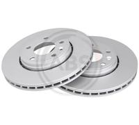 2x A.B.S. 17329 Bremsscheibe vorne passend für NISSAN OPEL RENAULT