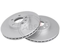 2x A.B.S. 17355 Bremsscheibe vorne für FORD SEAT VW