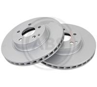 2x A.B.S. 17403 Bremsscheibe vorne für MERCEDES-BENZ
