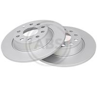 2x A.B.S. 17628 Bremsscheibe hinten für AUDI SEAT SKODA VW